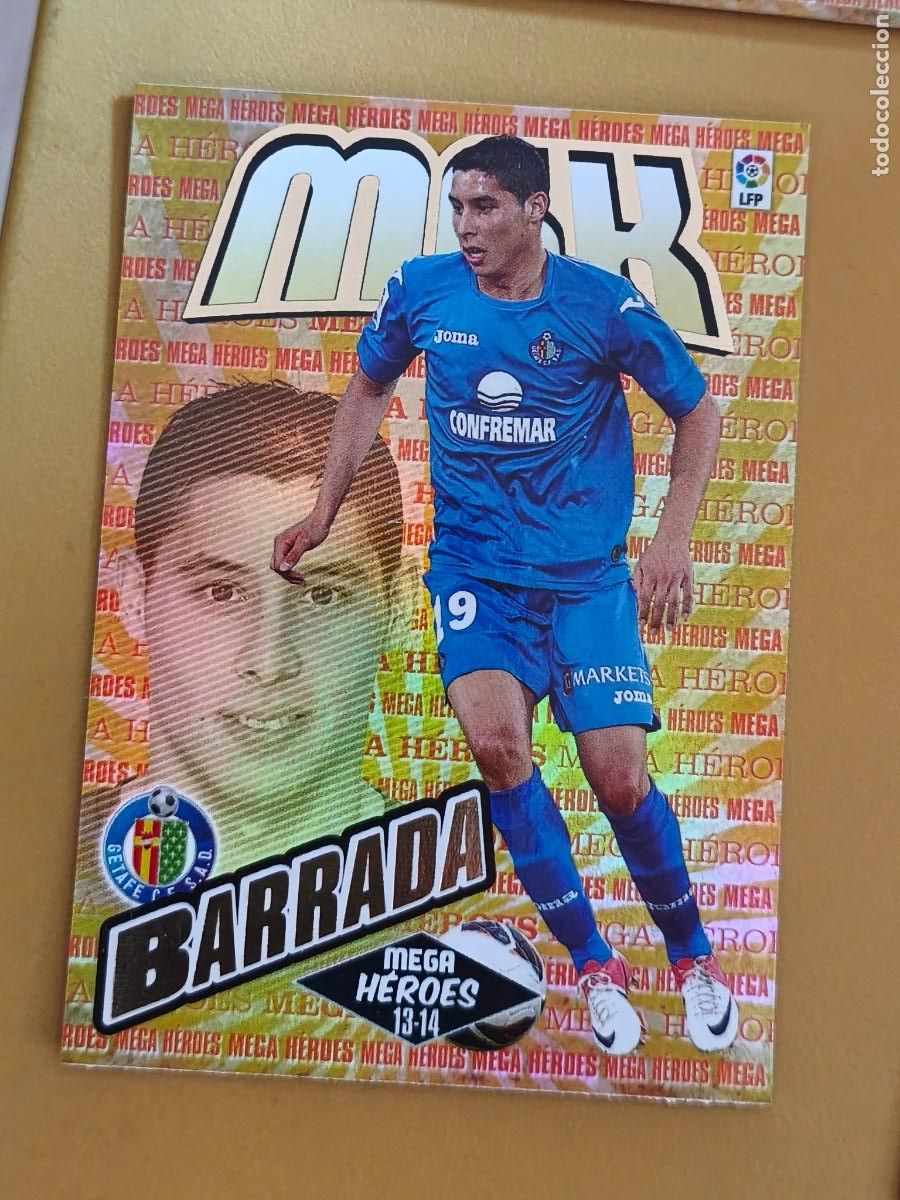 Cromos de F&uacute;tbol: barrada, 2013 14 mega heroes