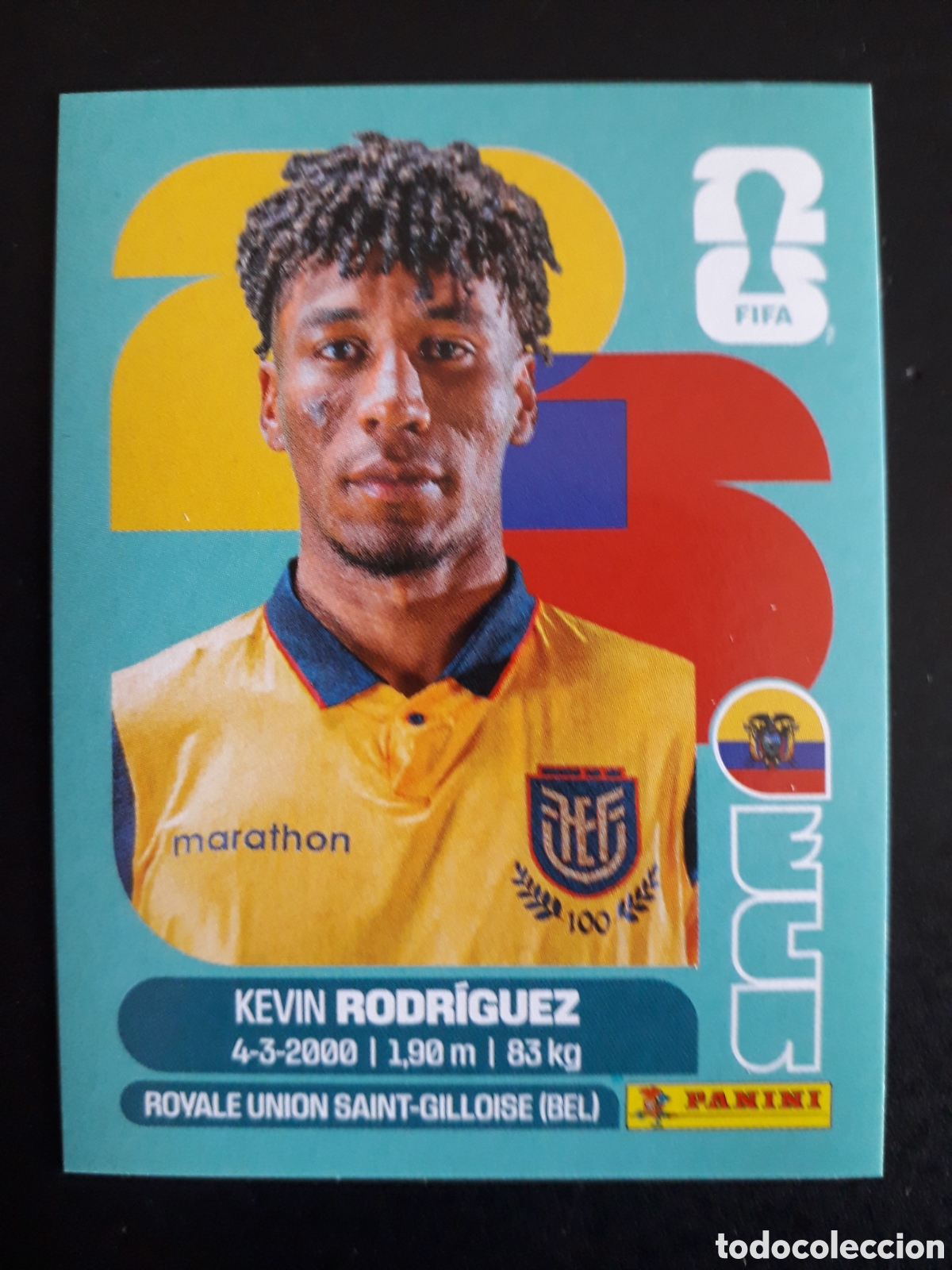 Cromos de F&uacute;tbol: RODR&Iacute;GUEZ ECUADOR ECU 19 MUNDIAL F&Uacute;TBOL 2026 FIFA WORLD CUP PANINI SIN PEGAR PEDIDO M&Iacute;NIMO 3&euro;.