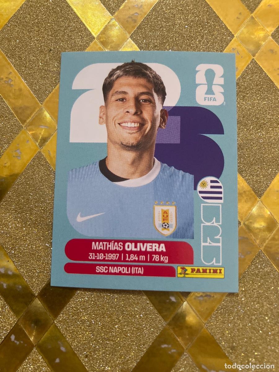 Cromos de F&uacute;tbol: CROMO DE F&Uacute;TBOL NUMERO URU 7 MATHIAS OLIVERA URUGUAY MUNDIAL 2026 MEXICO-EEUU-CANADA PANINI !