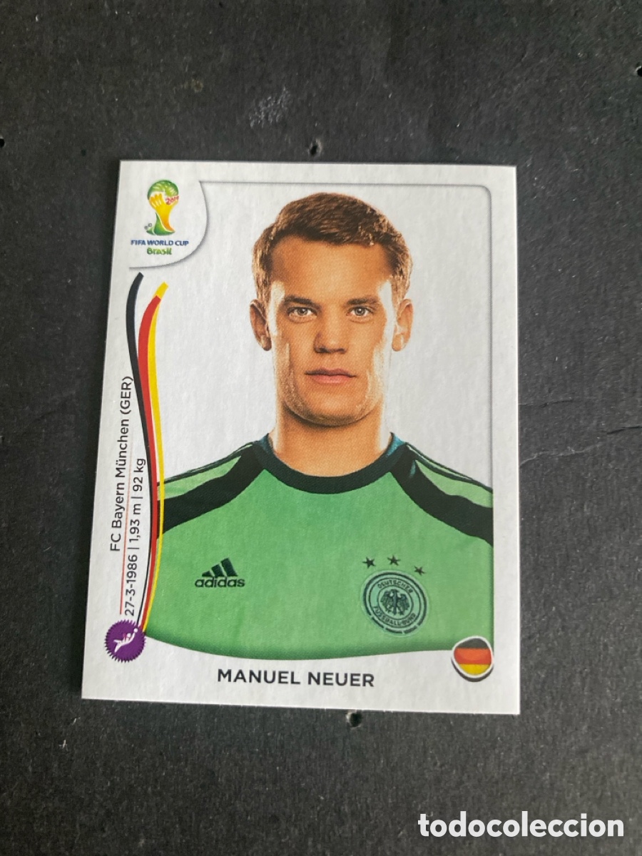Cromos de F&uacute;tbol: Cromo Mundiao Brasil 2014 Alemania N* 490