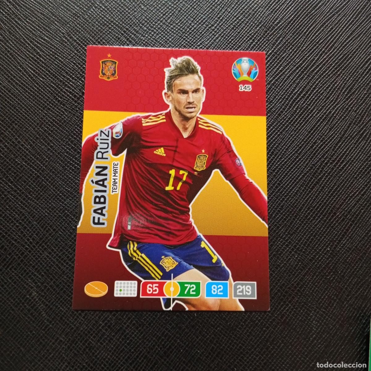 Cromos de F&uacute;tbol: 145 FABIAN ESPA&Ntilde;A PANINI ADRENALYN XL UEFA EURO 2020 CROMO FUTBOL 20- A209 PG18