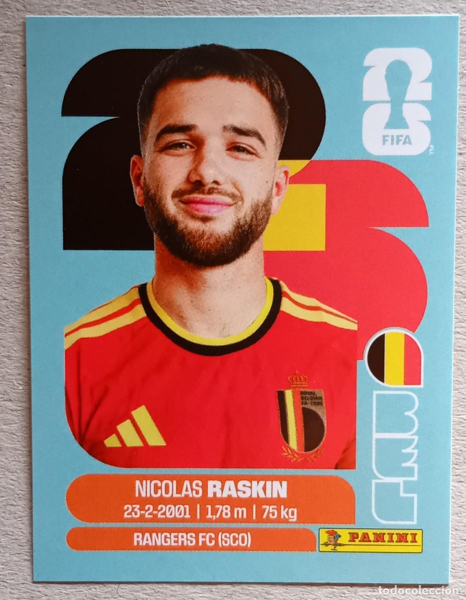 Cromos de F&uacute;tbol: Figurina Panini 2026 Cromo World Cup Usa Mundial 2026 Nicolas Raskin Belgium n BEL 11