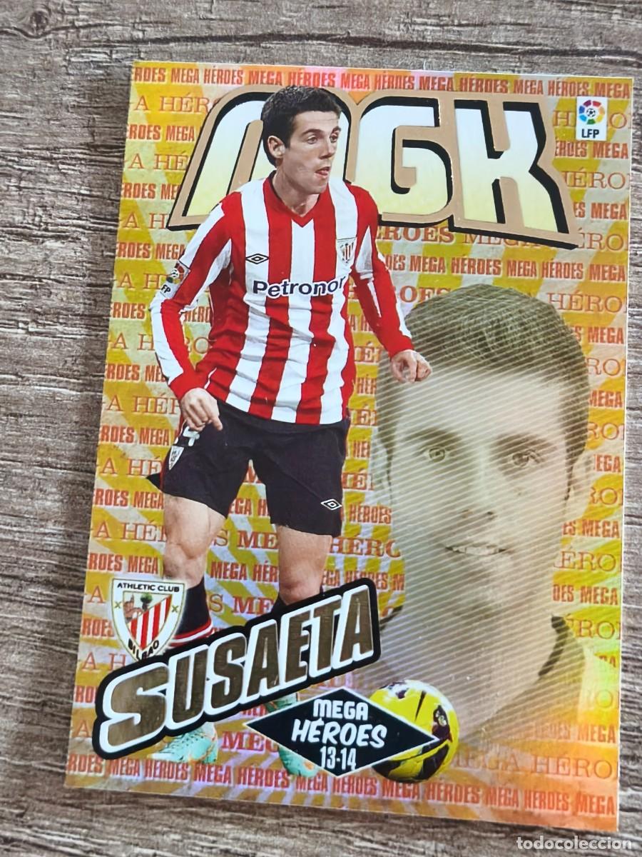 Cromos de F&uacute;tbol: susaeta, 2013 14 mega heroes
