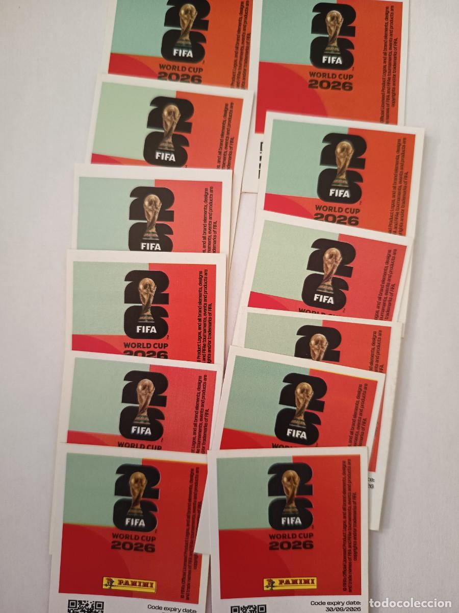 Cromos de F&uacute;tbol: LOTE 12 C&Oacute;DIGOS SIN USAR &Aacute;LBUM VIRTUAL DIGITAL - PANINI MUNDIAL WORLD CUP 2026 FIFA STICKERS CROMOS