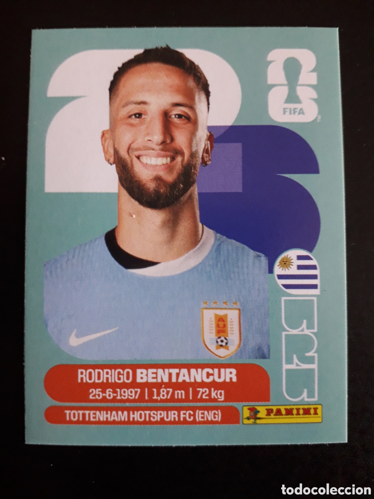 Football Stickers: BENTANCUR URUGUAY URU 12 MUNDIAL F&Uacute;TBOL 2026 FIFA WORLD CUP PANINI SIN PEGAR PEDIDO M&Iacute;NIMO 3&euro;