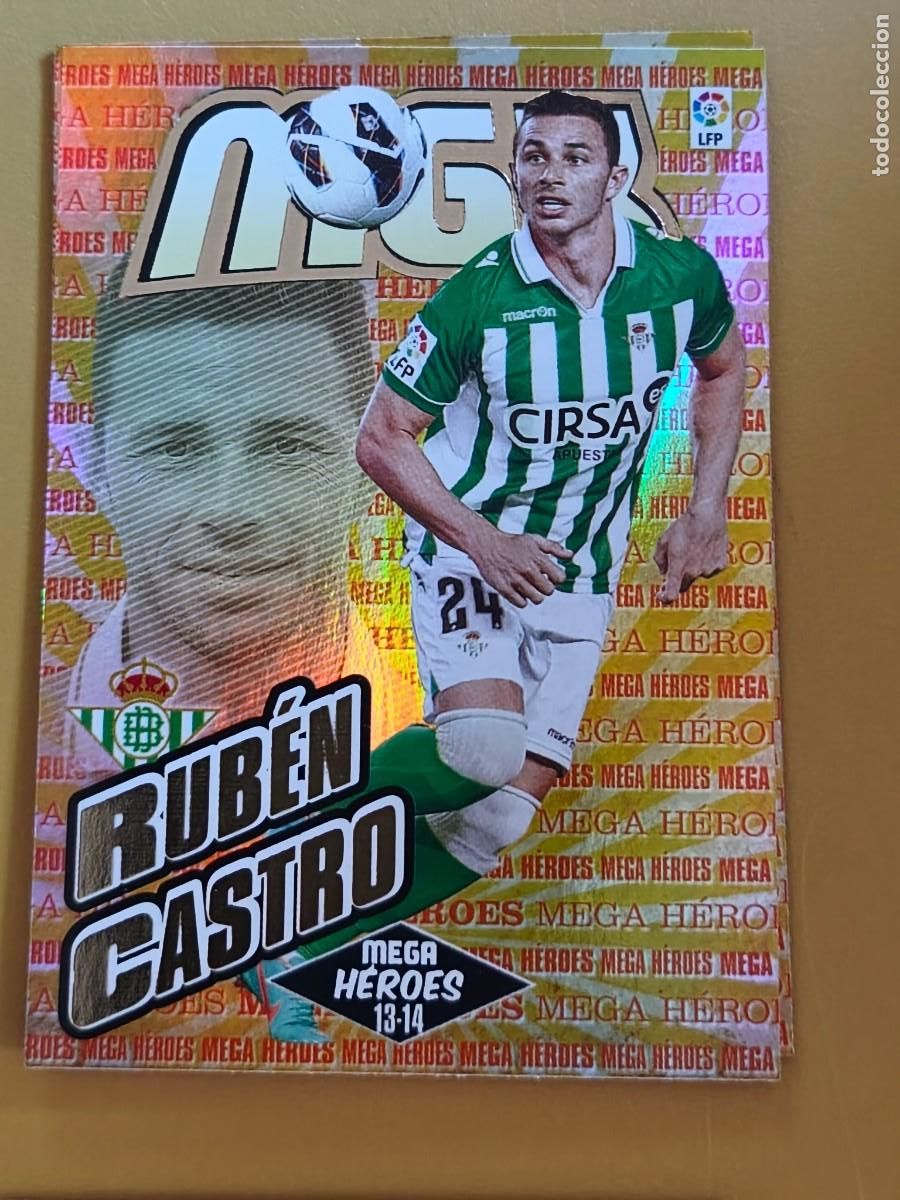 Cromos de F&uacute;tbol: ruben castro, 2013 14 mega heroes