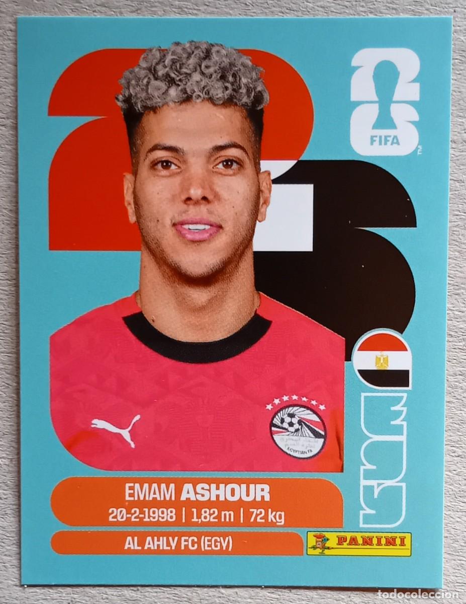 Cromos de F&uacute;tbol: Figurina Panini 2026 Cromo World Cup Usa Mundial 2026 Emam Ashour Egypt n EGY 15