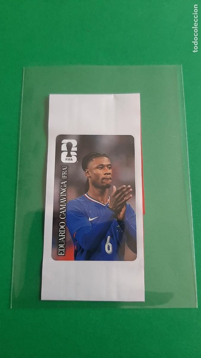 Cromos de F&uacute;tbol: (COCACOLA-PANINI)(2026) EDUARDO CAMAVINGA