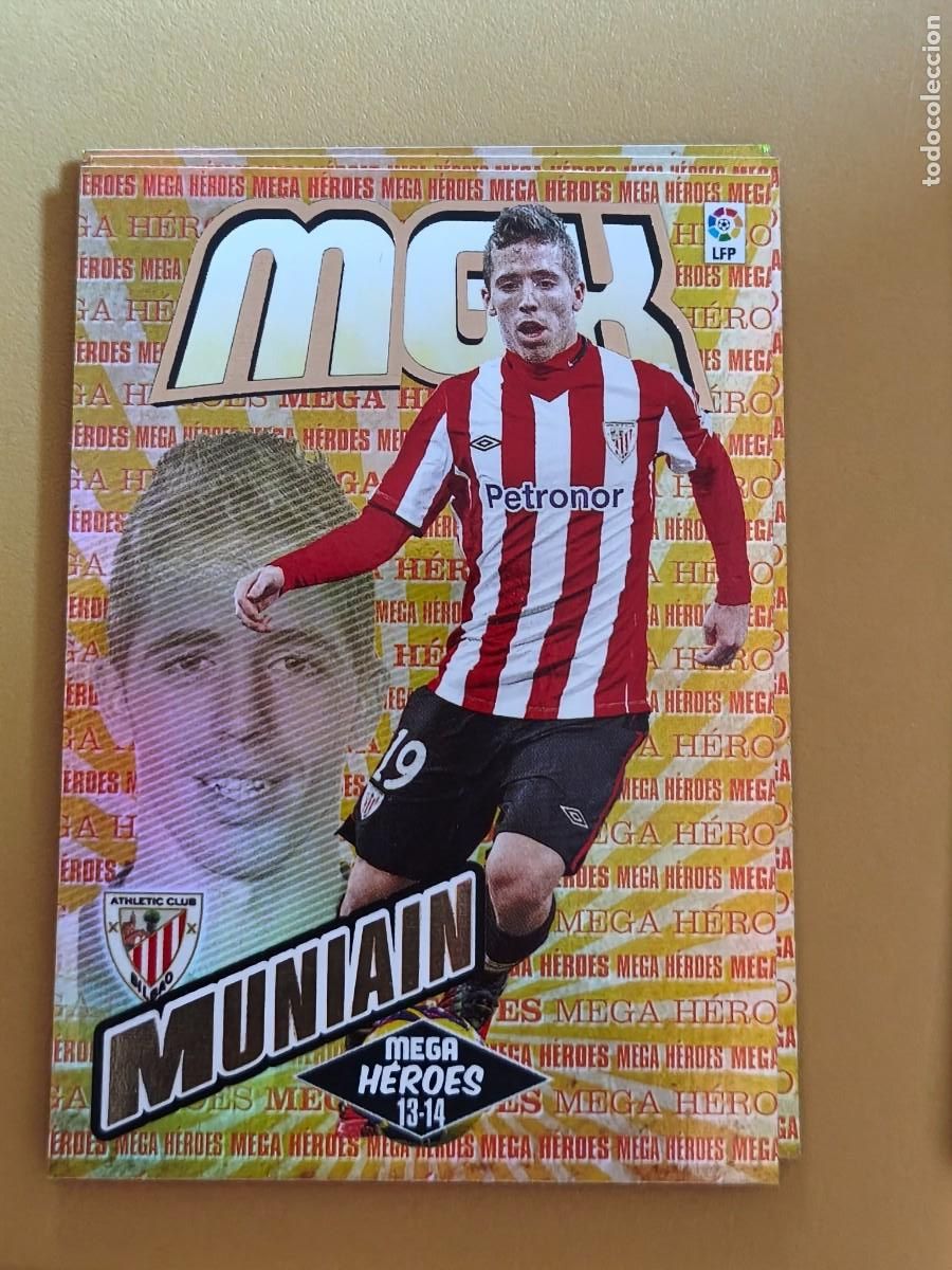Cromos de F&uacute;tbol: muniain, 2013 14 mega heroes