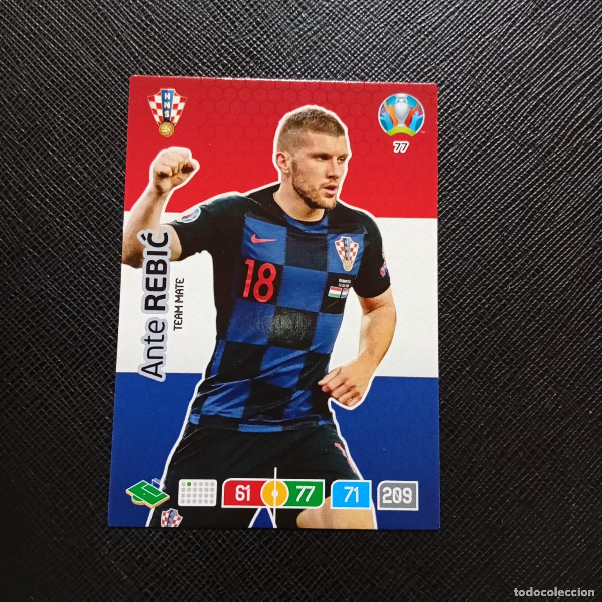 Cromos de Futebol: 77 REBIC CROACIA PANINI ADRENALYN XL UEFA EURO 2020 CROMO FUTBOL 20- A209 PG19
