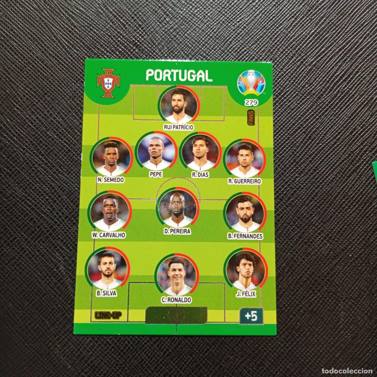 Cromos de F&uacute;tbol: 279 CRISTIANO RONALDO ALINEAC PORTUGAL PANINI ADRENALYN XL UEFA EURO 2020 CROMO FUTBOL 20- A209 PG19