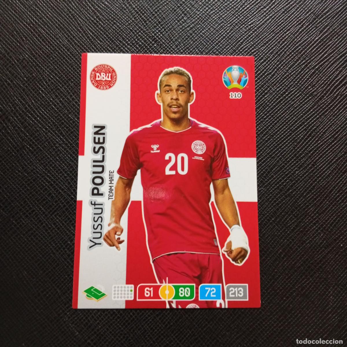 Cromos de F&uacute;tbol: 110 POULSEN DINAMARCA PANINI ADRENALYN XL UEFA EURO 2020 CROMO FUTBOL 20- A209 PG19