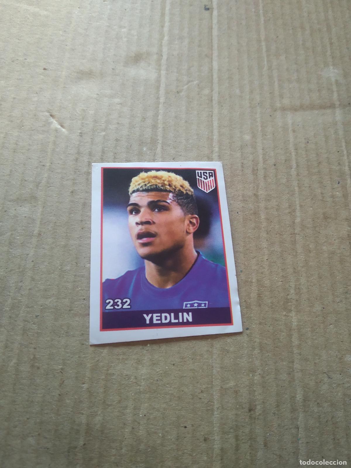 Cromos de F&uacute;tbol: 232 YEDLIN ESTADOS UNIDOS USA CROMO FUTBOL MUNDIAL 2022 WORLD CUP COPA MUNDO EDITADO EN BRASIL