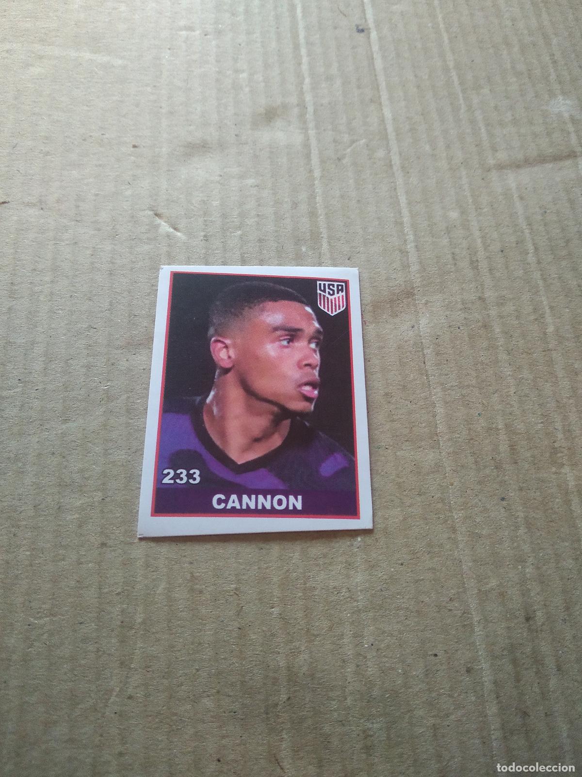 Cromos de F&uacute;tbol: 233 CANNON ESTADOS UNIDOS USA CROMO FUTBOL MUNDIAL 2022 WORLD CUP COPA MUNDO EDITADO EN BRASIL