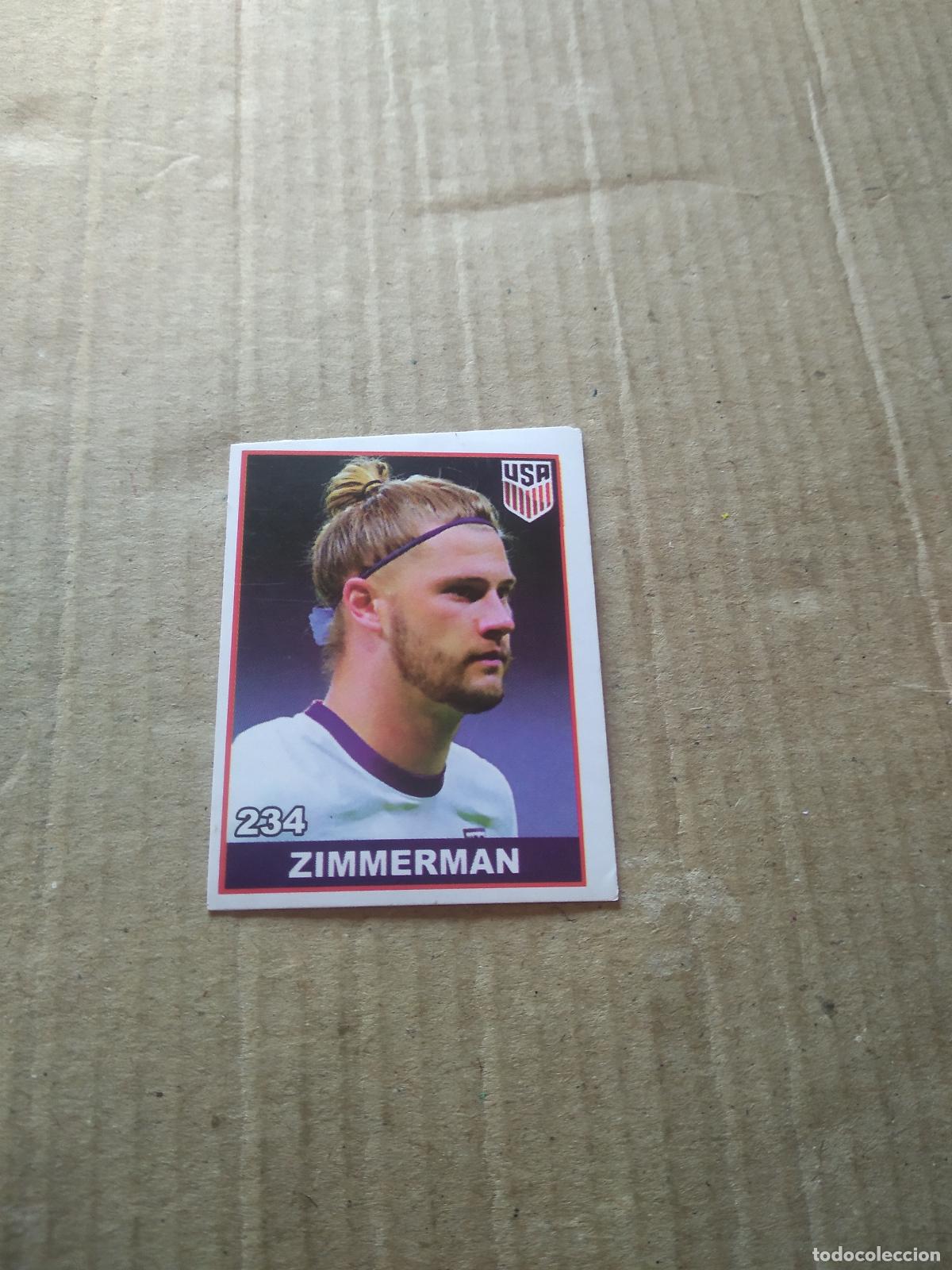 Cromos de F&uacute;tbol: 234 ZIMMERMAN ESTADOS UNIDOS USA CROMO FUTBOL MUNDIAL 2022 WORLD CUP COPA MUNDO EDITADO EN BRASIL