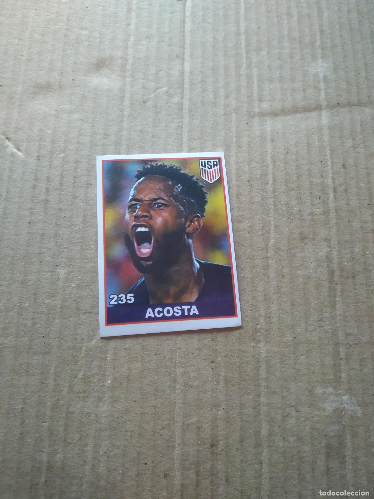 Cromos de F&uacute;tbol: 235 ACOSTA ESTADOS UNIDOS USA CROMO FUTBOL MUNDIAL 2022 WORLD CUP COPA MUNDO EDITADO EN BRASIL