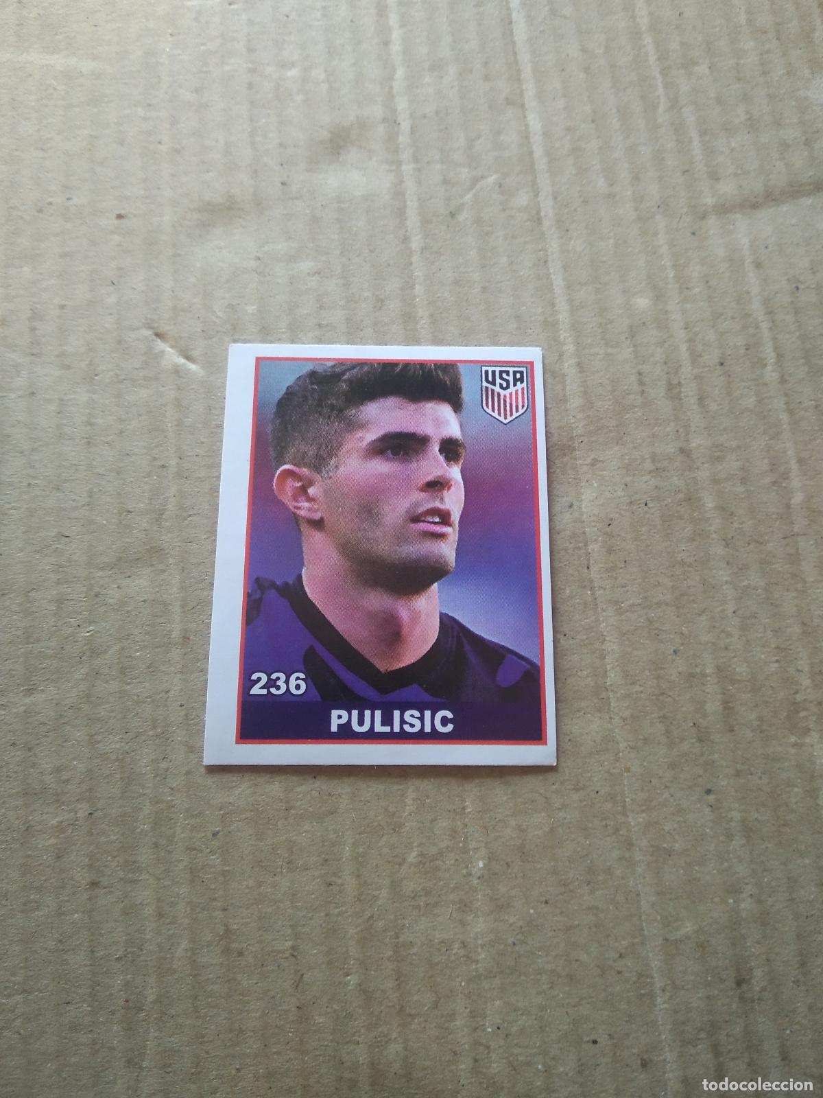 Cromos de F&uacute;tbol: 236 PULISIC ESTADOS UNIDOS USA CROMO FUTBOL MUNDIAL 2022 WORLD CUP COPA MUNDO EDITADO EN BRASIL