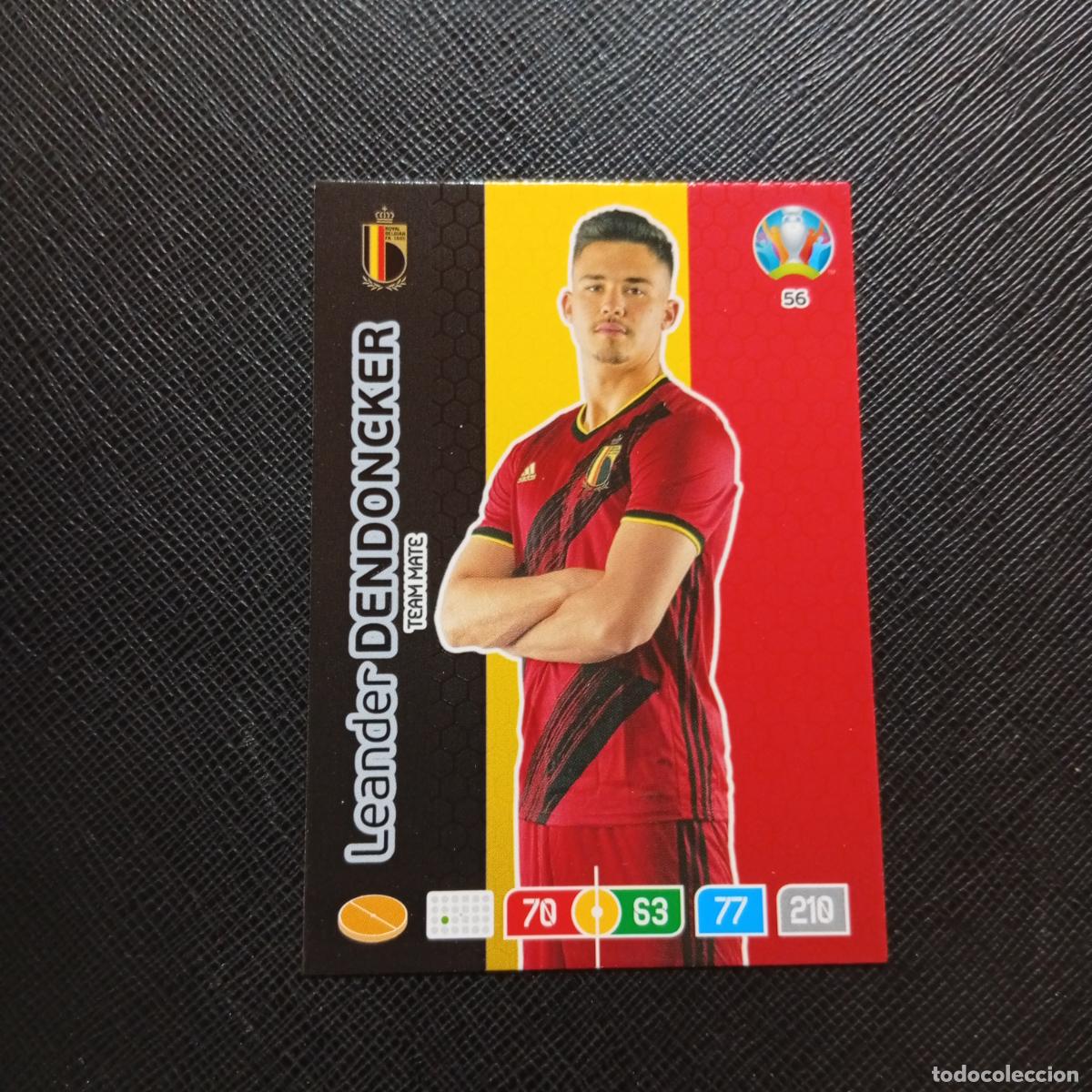 Cromos de F&uacute;tbol: 56 DENDONCKER BELGICA PANINI ADRENALYN XL UEFA EURO 2020 CROMO FUTBOL 20- A209 PG20