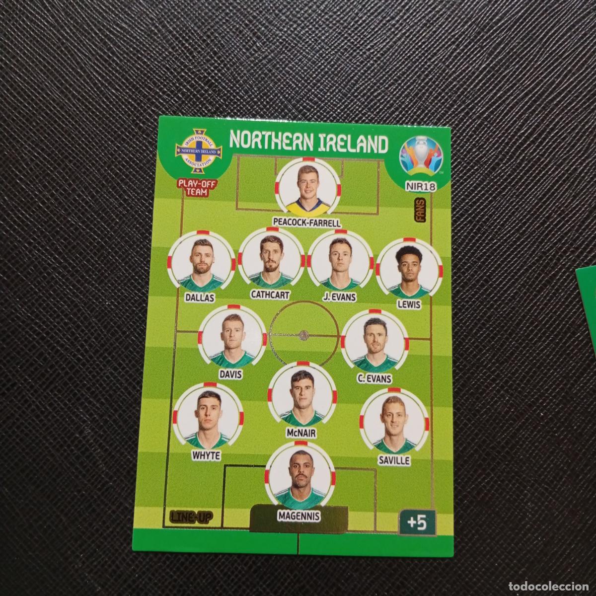 Football Stickers: ALINEACION IRLANDA PANINI ADRENALYN XL UEFA EURO 2020 CROMO FUTBOL 20- A209 PG21 EXTRA