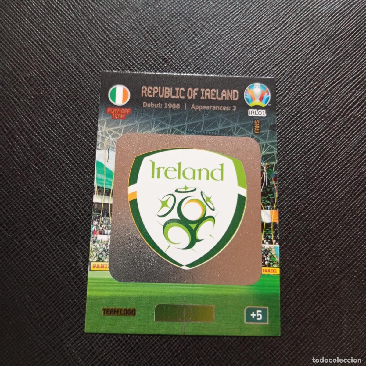Cromos de F&uacute;tbol: ESCUDO IRLANDA PANINI ADRENALYN XL UEFA EURO 2020 CROMO FUTBOL 20- A209 PG21 EXTRA
