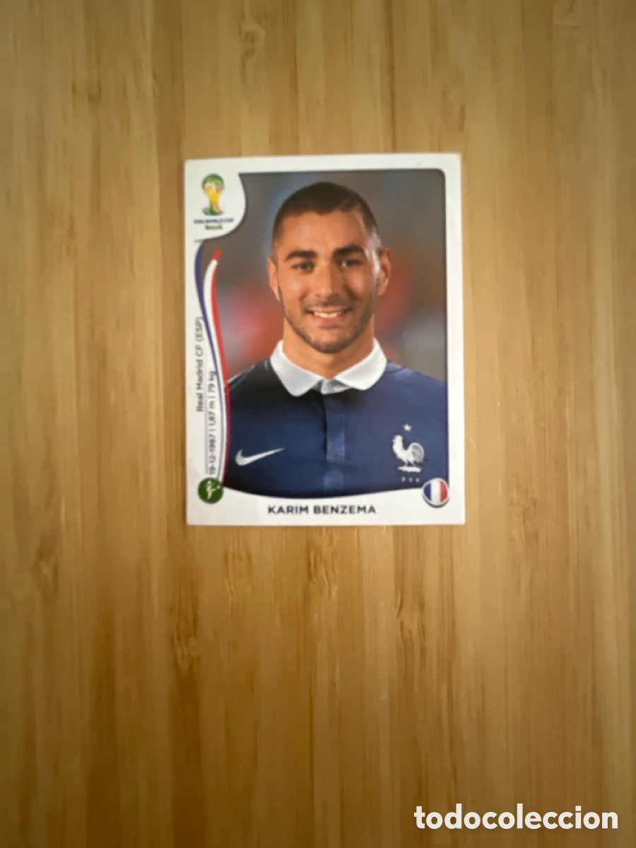 Football Stickers: KARIM BENZEMA 392 FRANCIA FRANCE MUNDIAL BRASIL 2014 PANINI NUEVO SIN PEGAR FIFA WORLD CUP BRASIL