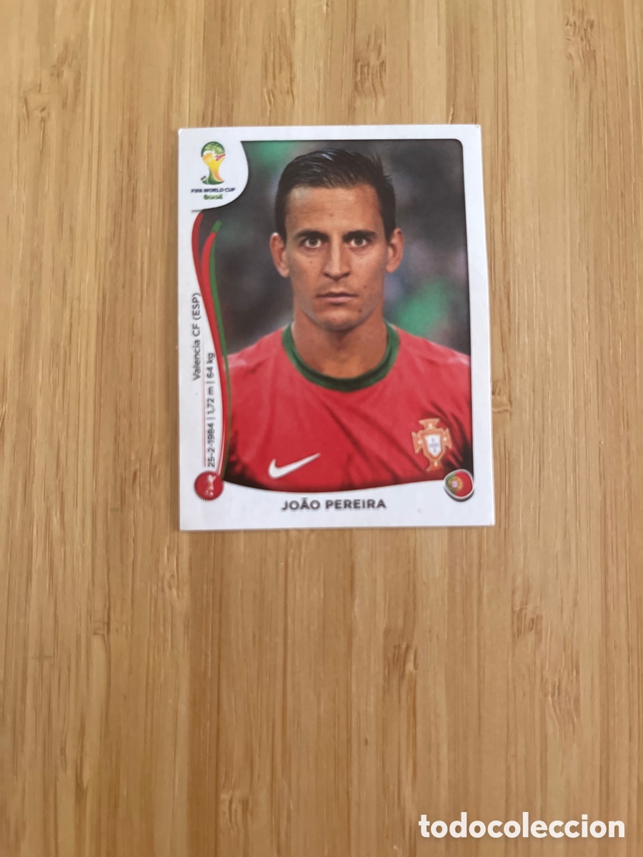 Figurine di Calcio: JOAO PEREIRA 512 PORTUGAL MUNDIAL BRASIL 2014 PANINI NUEVO SIN PEGAR FIFA WORLD CUP BRASIL