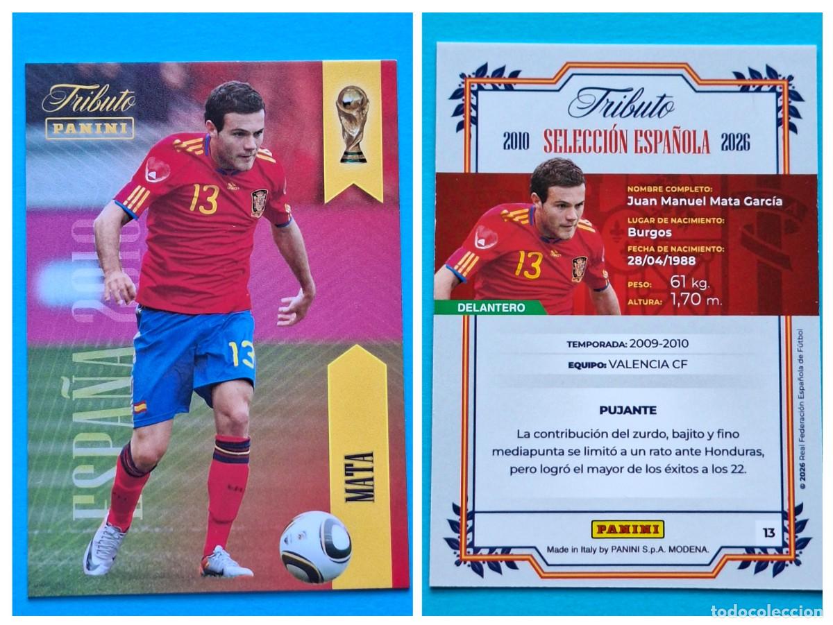 Cromos de Futebol: #13 MATA (Sud&aacute;frica) - TRIBUTO Selecci&oacute;n ESPA&Ntilde;OLA 2010-2026 Panini Card SPAIN