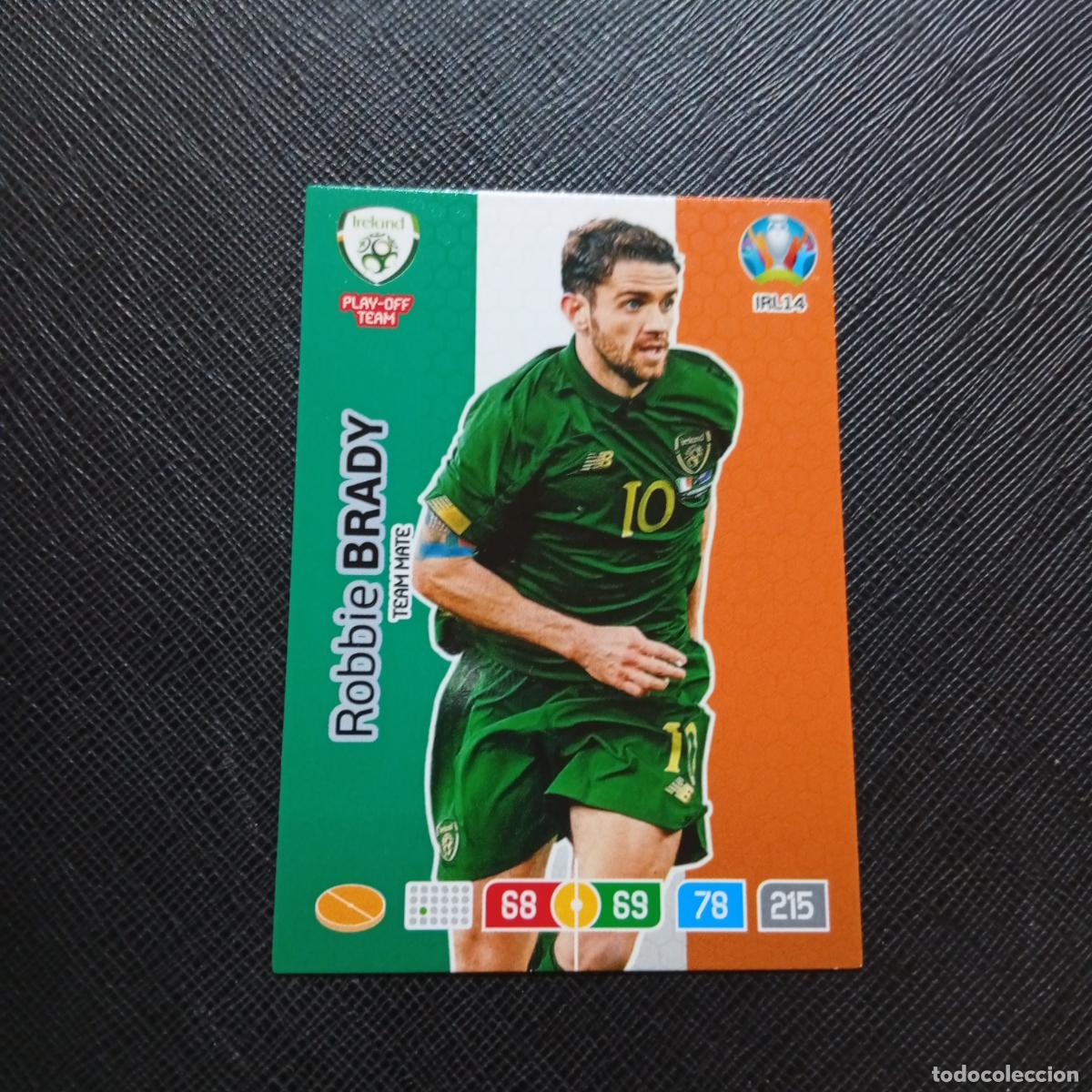Figurine di Calcio: BRADY IRLANDA PANINI ADRENALYN XL UEFA EURO 2020 CROMO FUTBOL 20- A209 PG23 EXTRA