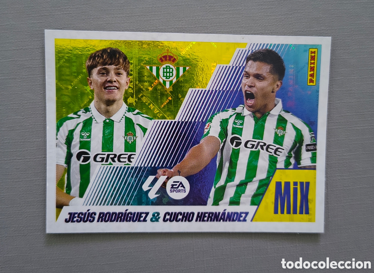 Cromos de Futebol: LALIGA ESTE 2025 2026 EA SPORTS 25 26 ALBUM PANINI MIX N 15 BETIS JES&Uacute;S RODR&Iacute;GUEZ / CUCHO HERN&Aacute;NDEZ&nbsp;