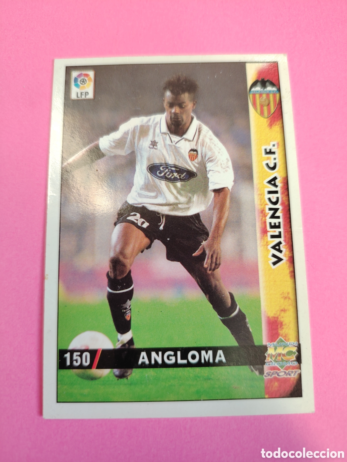 Cromos de Futebol: VALENCIA-N&deg;150-ANGLOMA-MUNDICROMO FICHAS DE LA LIGA 1998 1999 98 99