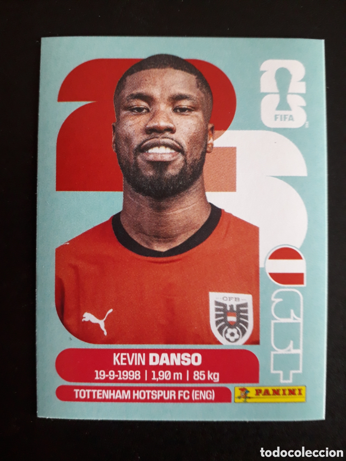Cromos de Futebol: DANSO AUSTRIA AUT 5 MUNDIAL F&Uacute;TBOL 2026 FIFA WORLD CUP PANINI SIN PEGAR PEDIDO M&Iacute;NIMO 3&euro;.
