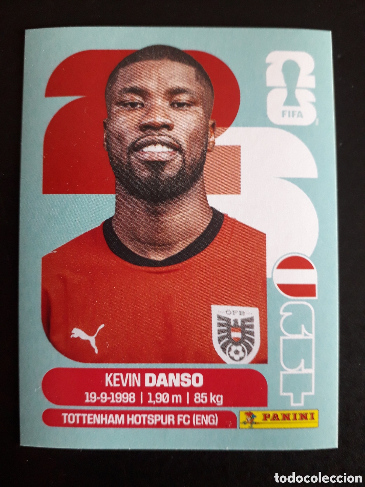 Cromos de Futebol: DANSO AUSTRIA AUT 5 MUNDIAL F&Uacute;TBOL 2026 FIFA WORLD CUP PANINI SIN PEGAR PEDIDO M&Iacute;NIMO 3&euro;