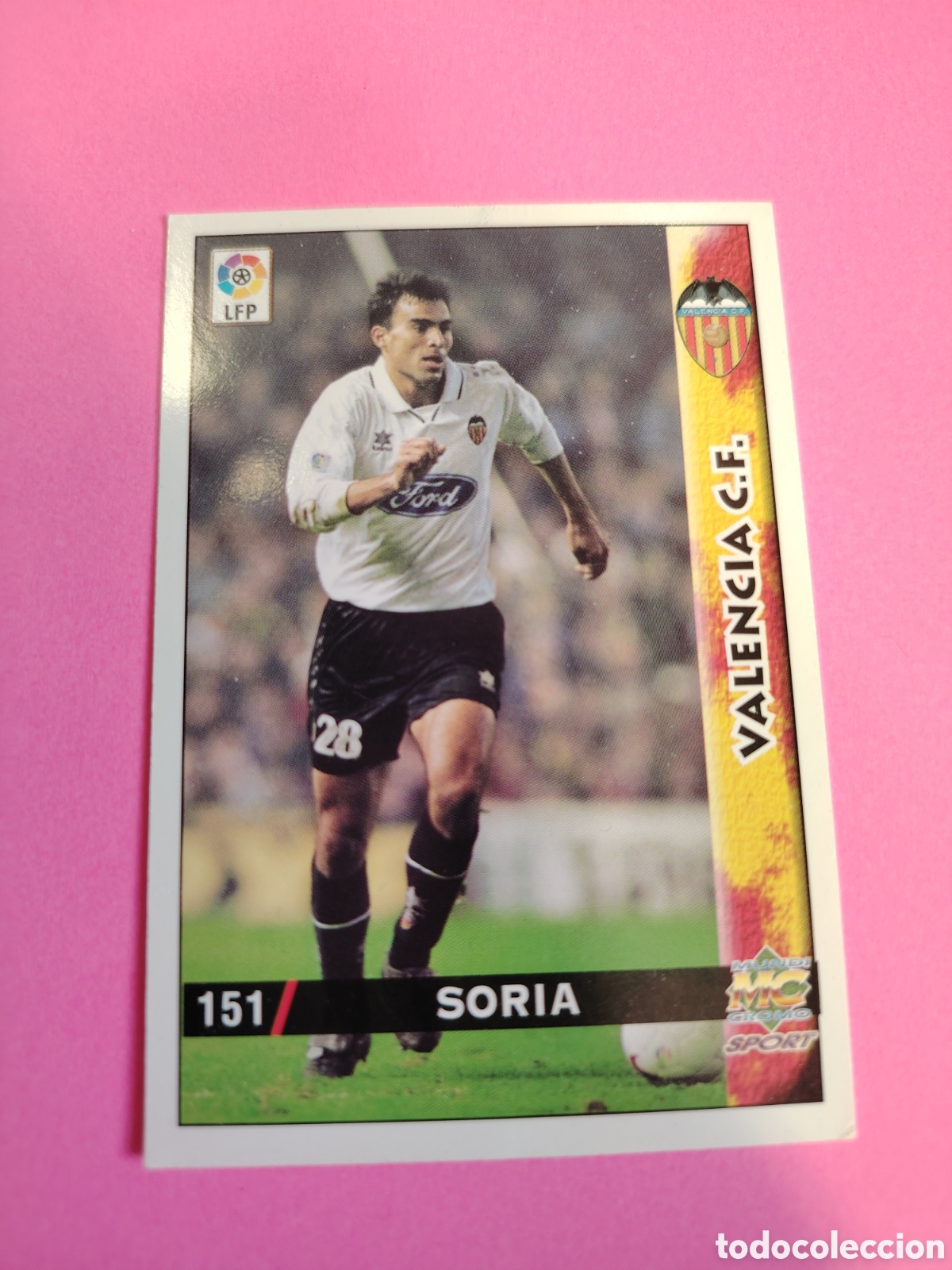 Cromos de Futebol: VALENCIA-N&deg;151-SORIA-MUNDICROMO FICHAS DE LA LIGA 1998 1999 98 99