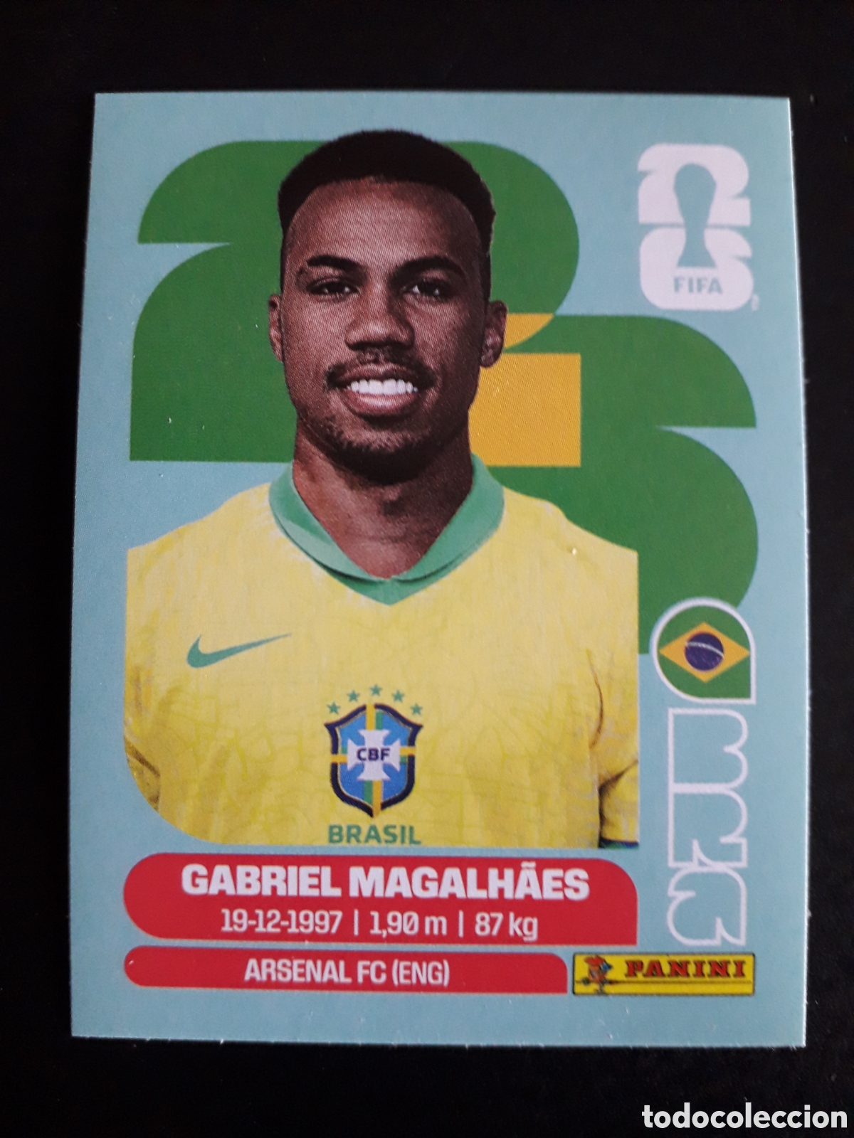 Cromos de Futebol: GABRIEL MAGALH&Atilde;ES BRASIL BRA 6 MUNDIAL F&Uacute;TBOL 2026 FIFA WORLD CUP PANINI SIN PEGAR PEDIDO M&Iacute;NIMO 3&euro;.