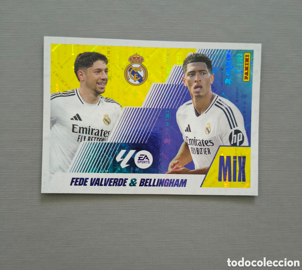 Fu&szlig;ball-Sticker: LALIGA ESTE 2025 2026 EA SPORTS 25 26 ALBUM PANINI MIX N 7 REAL MADRID FEDE VALVERDE / BELLINGHAM
