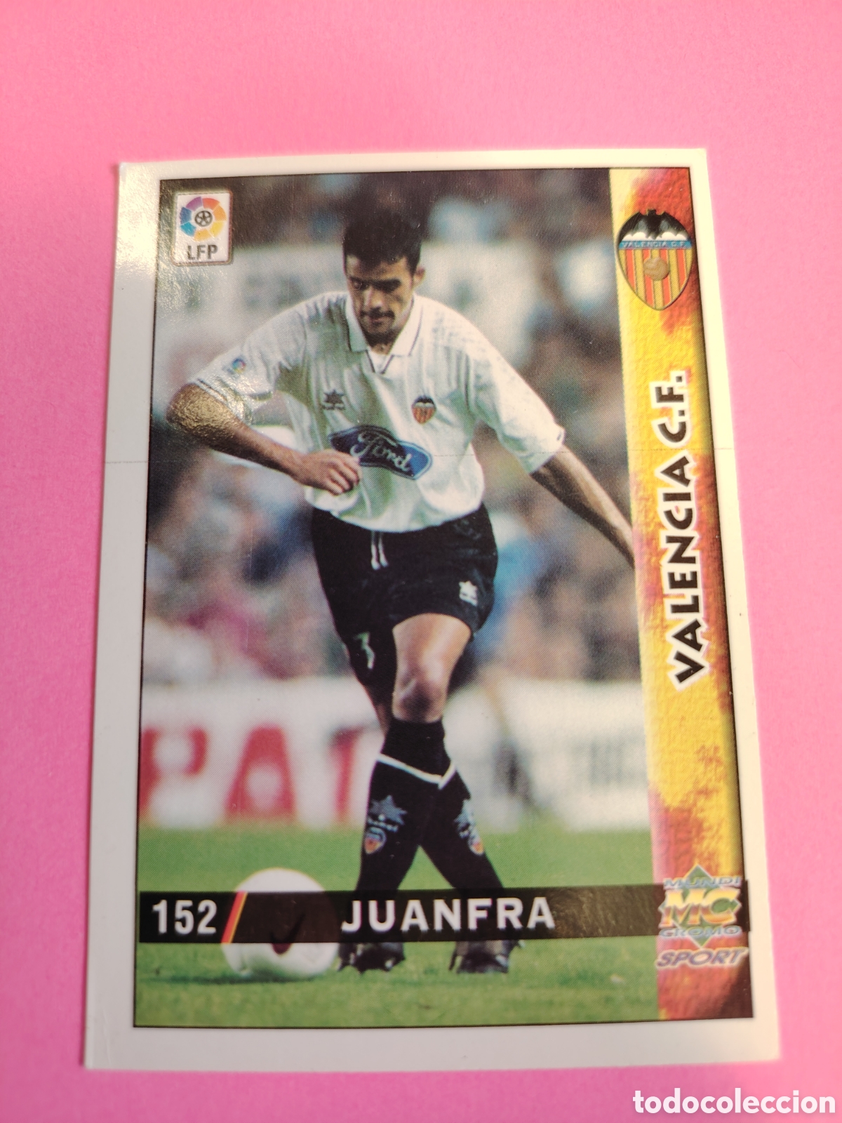 Cromos de F&uacute;tbol: VALENCIA-N&deg;152-JUANFRA-MUNDICROMO FICHAS DE LA LIGA 1998 1999 98 99