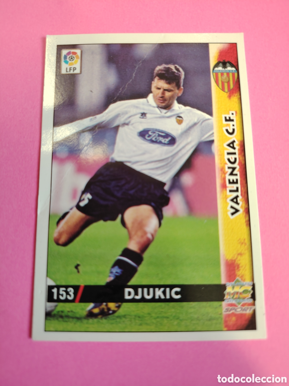 Cromos de F&uacute;tbol: VALENCIA-N&deg;153-DJUKIC-MUNDICROMO FICHAS DE LA LIGA 1998 1999 98 99