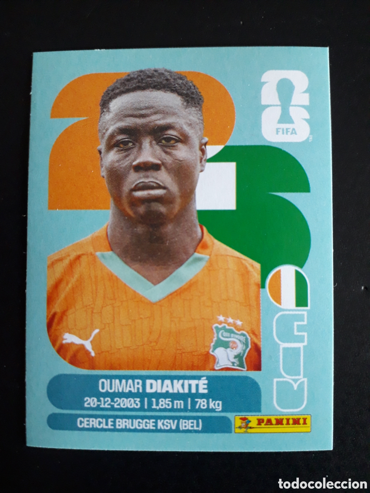 Cromos de F&uacute;tbol: DIAKAT&Eacute; COSTA DE MARFIL CIV 20 MUNDIAL F&Uacute;TBOL 2026 FIFA WORLD CUP PANINI SIN PEGAR PEDIDO M&Iacute;NIMO 3&euro;.