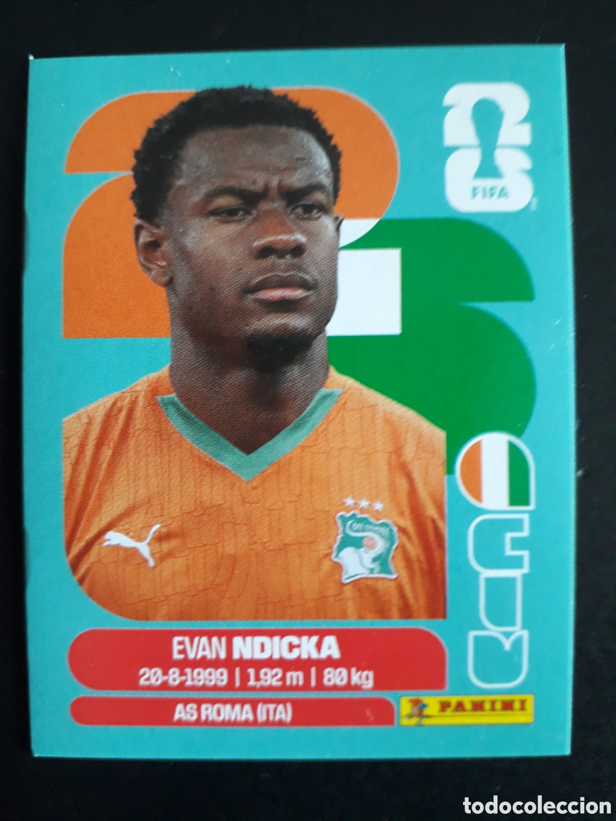 Cromos de F&uacute;tbol: NDICKA COSTA DE MARFIL CIV 6 MUNDIAL F&Uacute;TBOL 2026 FIFA WORLD CUP PANINI SIN PEGAR PEDIDO M&Iacute;NIMO 3&euro;