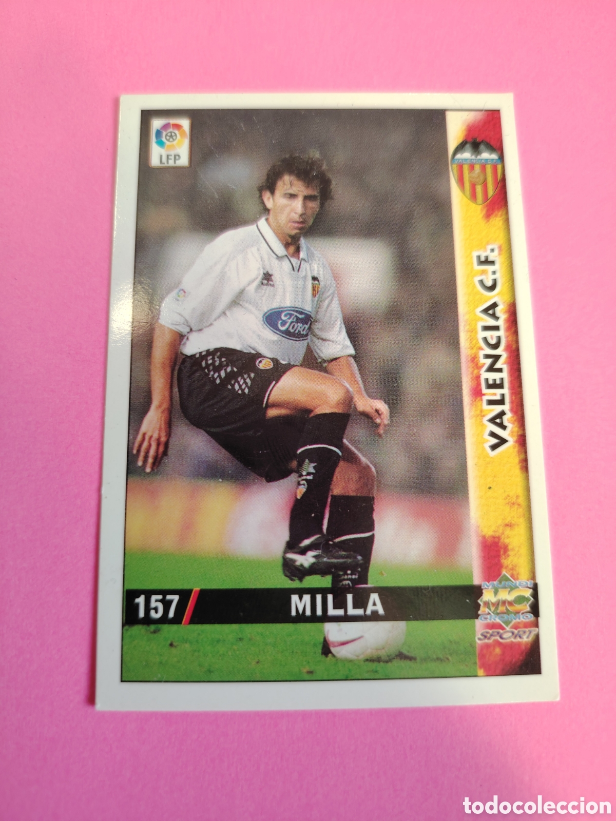 Cromos de F&uacute;tbol: VALENCIA-N&deg;157-MILLA-MUNDICROMO FICHAS DE LA LIGA 1998 1999 98 99