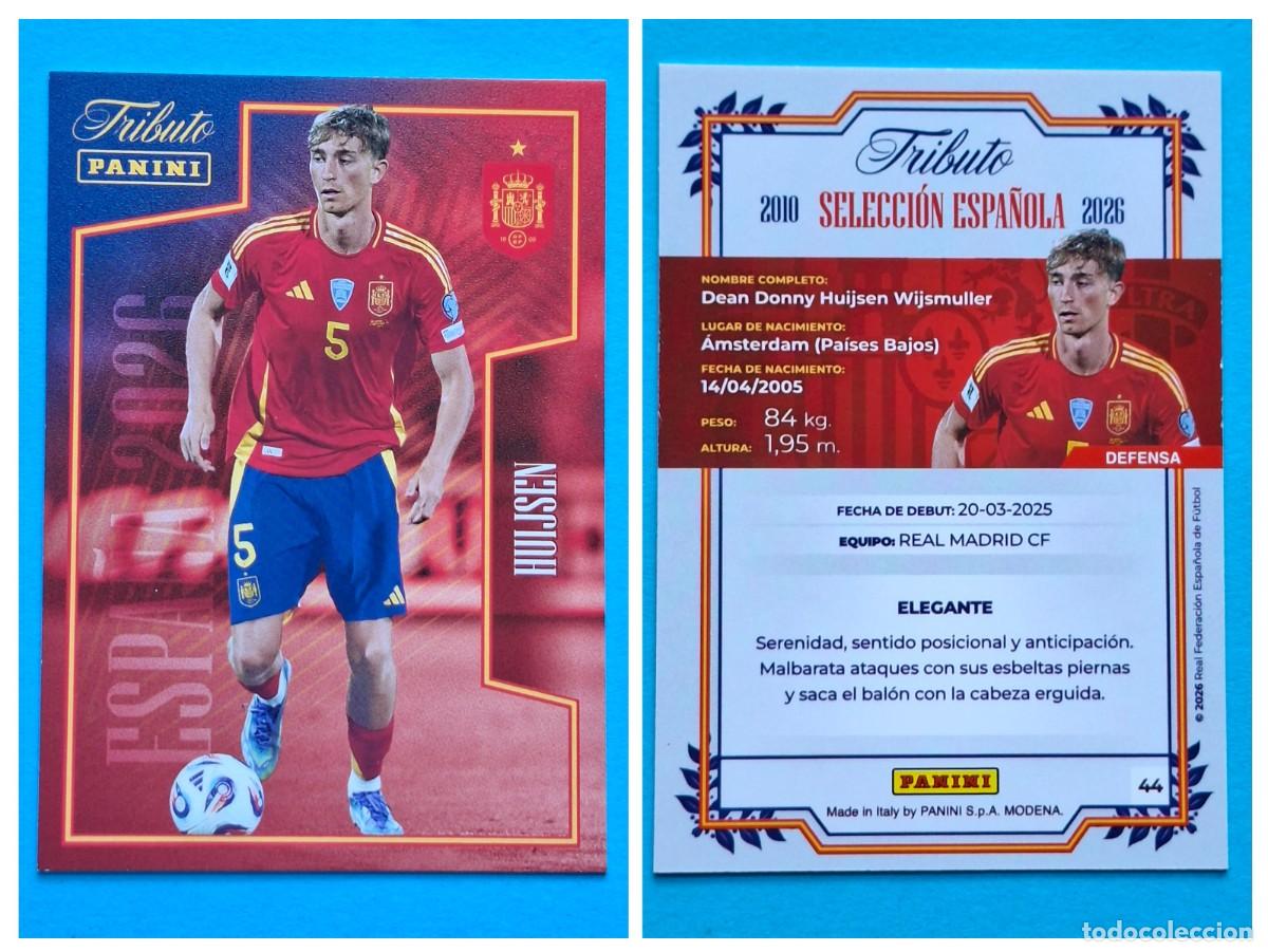 Cromos de F&uacute;tbol: #44 HUIJSEN (La Roja) - TRIBUTO Selecci&oacute;n ESPA&Ntilde;OLA 2010-2026 Panini Card SPAIN