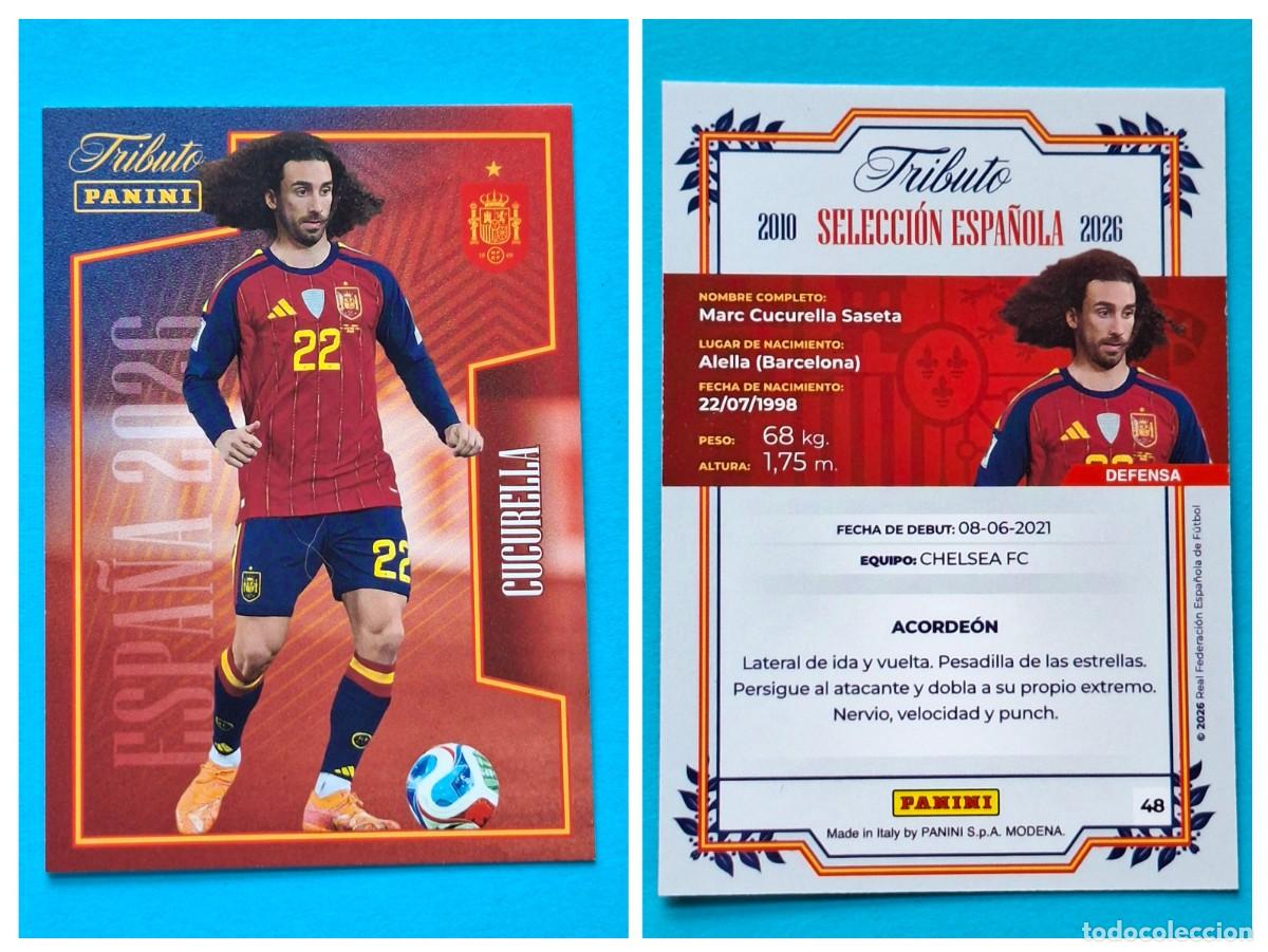 Cromos de F&uacute;tbol: #48 CUCURELLA (La Roja) - TRIBUTO Selecci&oacute;n ESPA&Ntilde;OLA 2010-2026 Panini Card SPAIN
