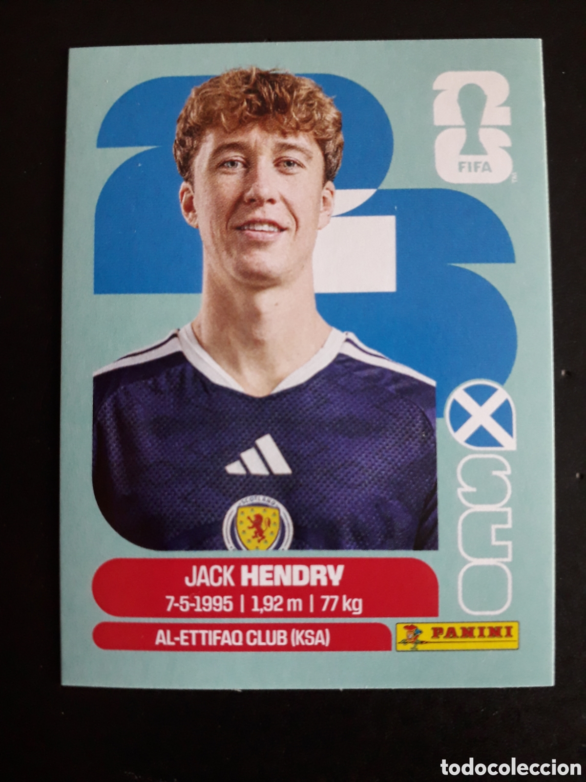 Fu&szlig;ball-Sticker: HENDRY ESCOCIA SCO 3 MUNDIAL F&Uacute;TBOL 2026 FIFA WORLD CUP PANINI SIN PEGAR PEDIDO M&Iacute;NIMO 3&euro;
