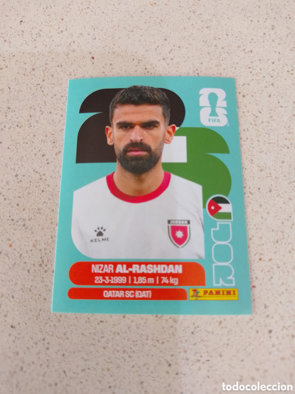 Cromos de F&uacute;tbol: CROMO NUMERO 10 AL-RASHDAN JORDANIA. MUNDIAL 2026. PANINI.