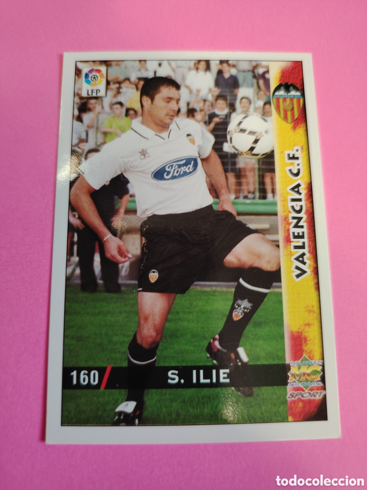 Cromos de F&uacute;tbol: VALENCIA-N&deg;160-S. ILIE-MUNDICROMO FICHAS DE LA LIGA 1998 1999 98 99
