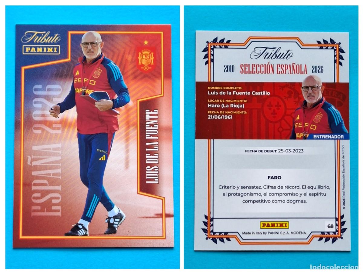 Cromos de Futebol: #68 LUIS DE LA FUENTE (La Roja) - TRIBUTO Selecci&oacute;n ESPA&Ntilde;OLA 2010-2026 Panini Card SPAIN