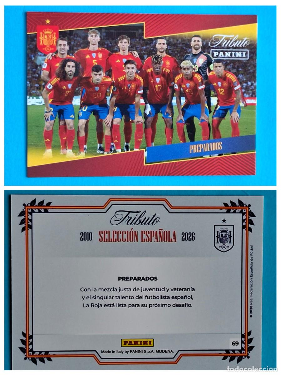 Cromos de Futebol: #69 PREPARADOS (La Roja) - TRIBUTO Selecci&oacute;n ESPA&Ntilde;OLA 2010-2026 Panini Card SPAIN