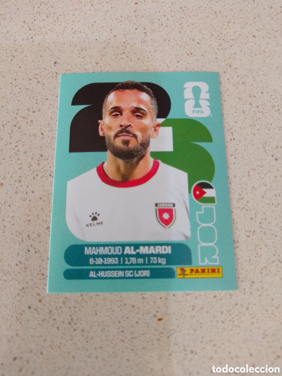 Cromos de Futebol: CROMO NUMERO 17 AL-MARDI JORDANIA. MUNDIAL 2026. PANINI.