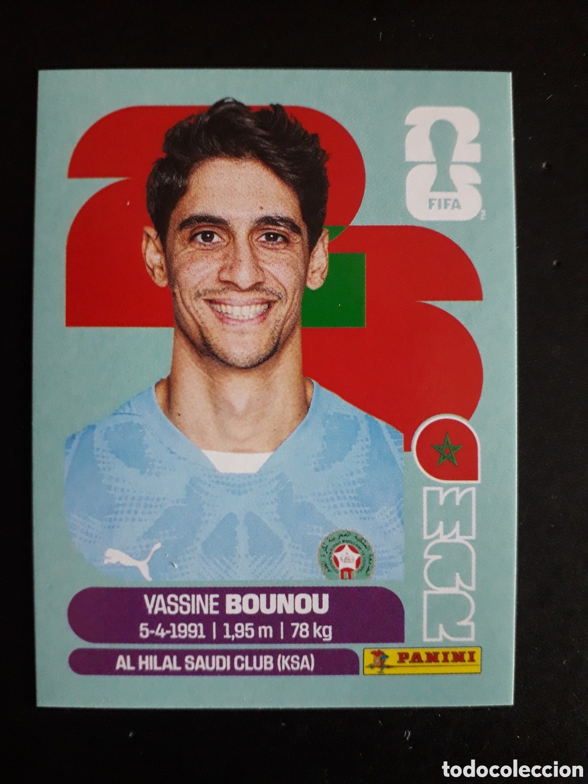 Cromos de F&uacute;tbol: BOUNOU MARRUECOS MAR 2 MUNDIAL F&Uacute;TBOL 2026 FIFA WORLD CUP PANINI SIN PEGAR PEDIDO M&Iacute;NIMO 3&euro;