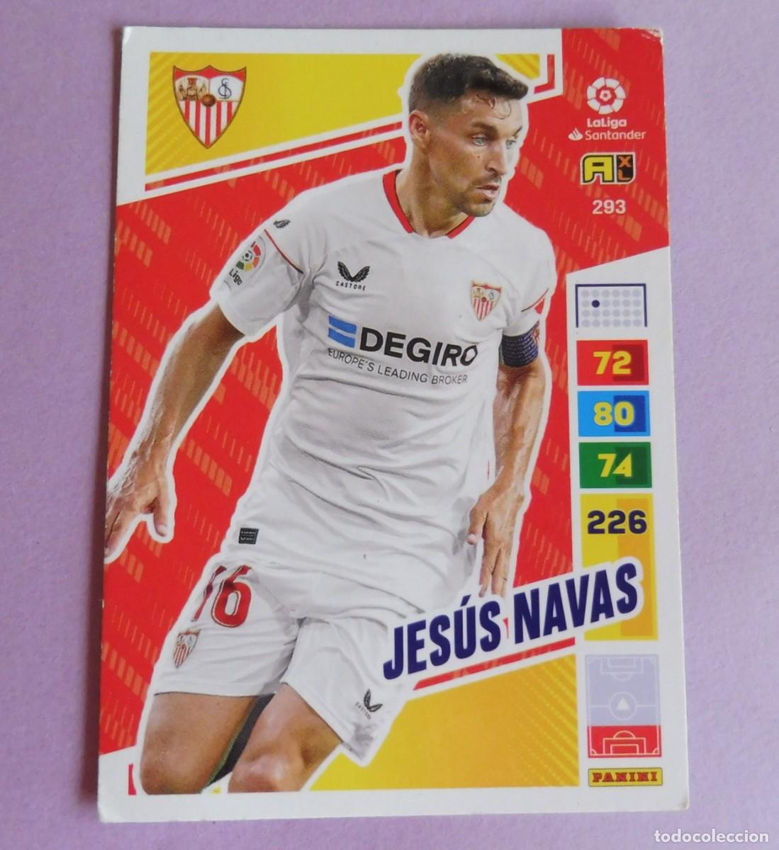 Cromos de F&uacute;tbol: CROMO PANINI ADRENALYN - LIGA SANTANDER 2022/23 - N&Uacute;M 293 - JES&Uacute;S NAVAS